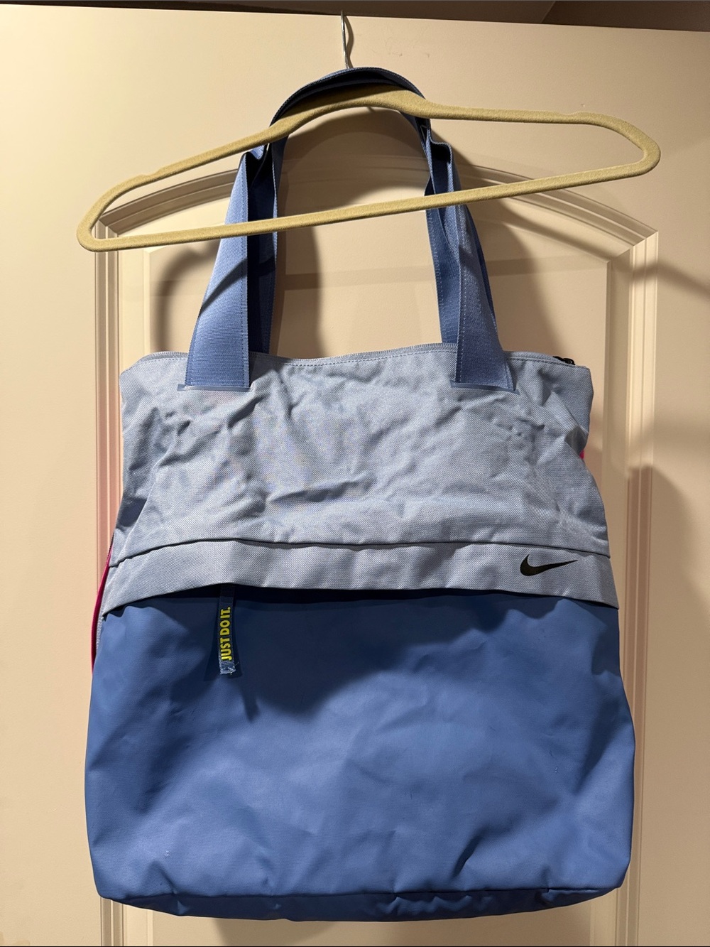 Nike Blue Two-Tone Tote Bag